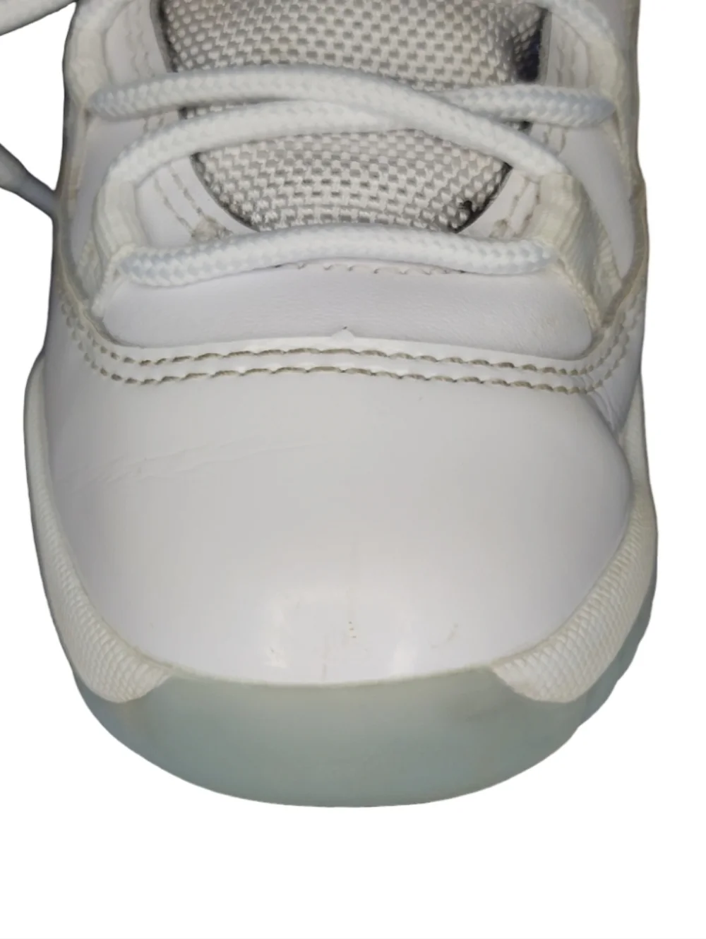 Nike Kids White and Light Blue High-Top Sneakers